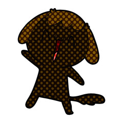 cute cartoon dog