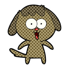 cute cartoon dog