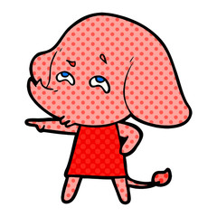 cartoon elephant remembering