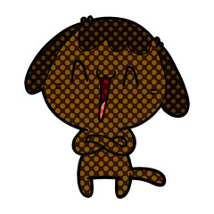 cute cartoon dog