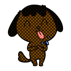 cute cartoon dog