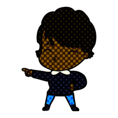 Obraz premium cartoon woman thinking