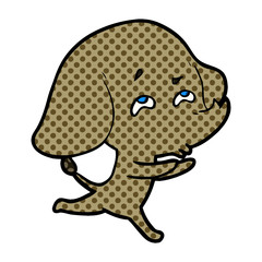 Obraz premium cartoon elephant remembering