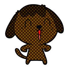cute cartoon dog
