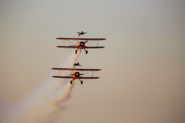 Biplane Wingwalkers