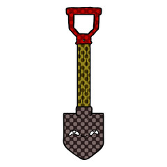 Naklejka premium cartoon shovel