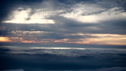 Fototapeta na wymiar Cloud sunset