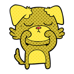 cute cartoon dog