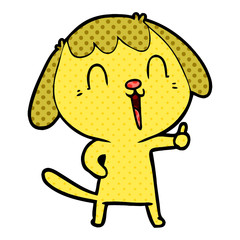 cute cartoon dog