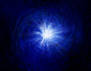 Blue Spiral Galaxy