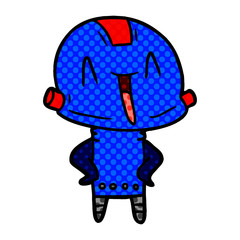 cartoon robot