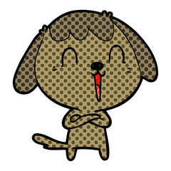cute cartoon dog