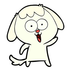 cute cartoon dog