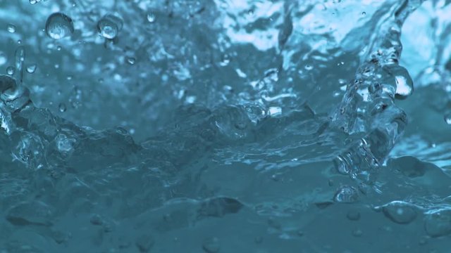 Water Surface with turbulences, very agitated with bubbles and ripples. Shot on Phantom Flex 4K at 1000fps.
