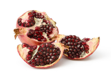 Granatapfel geöffnet