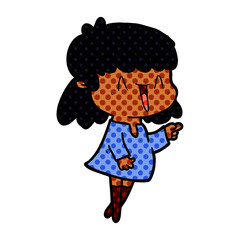 cartoon woman