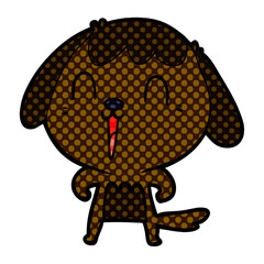 cute cartoon dog