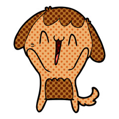cute cartoon dog