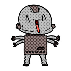 cartoon robot