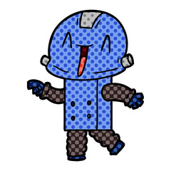 cartoon robot