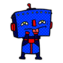 cartoon robot