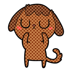 cute cartoon dog