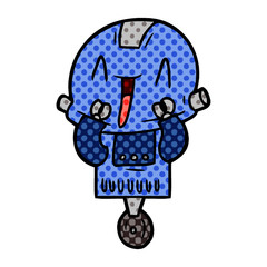 cartoon robot