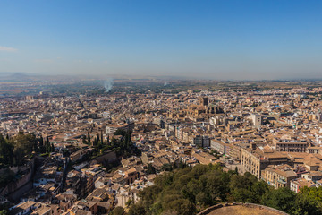 Fototapeta premium Alhambra, Alcazaba, Granada