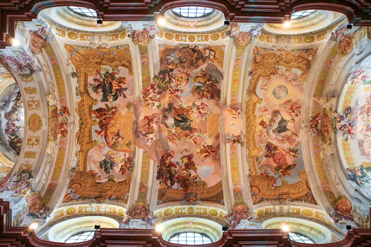 Fresco in Stift Melk, Austria
