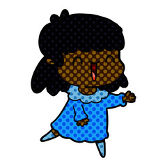 cartoon woman