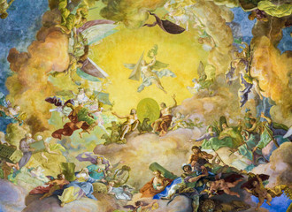 Fresco in the Austrian National Libary in Vienna
