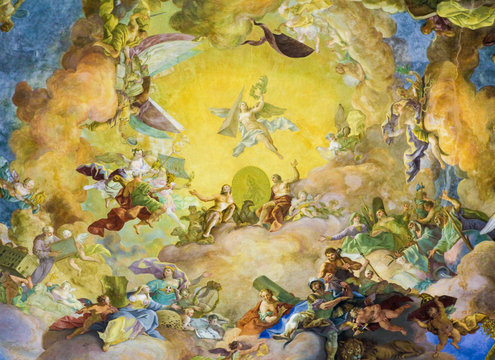 Fresco in the Austrian National Libary in Vienna