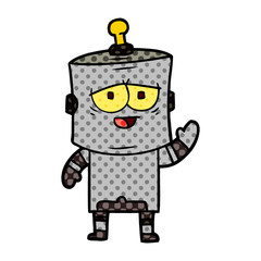 cartoon robot
