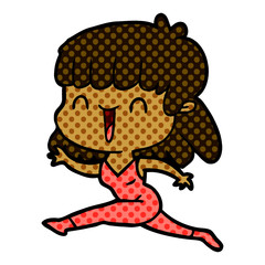 cartoon woman