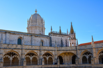 Fototapeta na wymiar Lisbonne: Monastère des Hiéronymites