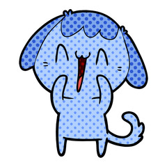 cartoon laughing dog