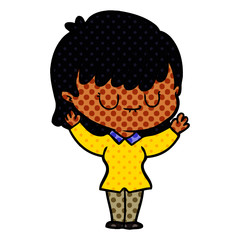 Obraz premium cartoon woman