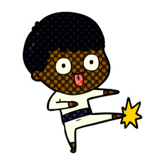 cartoon man staring