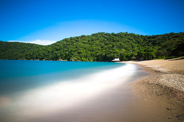 larga exposición playera