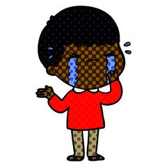 cartoon man crying