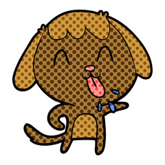 cute cartoon dog