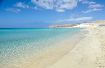 Sotavento Beach auf Fuerteventura, Kanarische Inseln, Spanien