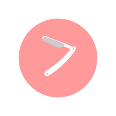 Straight razor icon