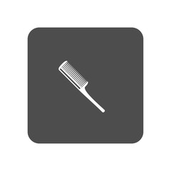 Hairbrush icon. Vector Illustration