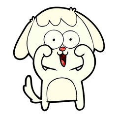 cute cartoon dog