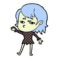 cartoon vampire girl