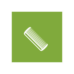 Hairbrush icon. Vector Illustration