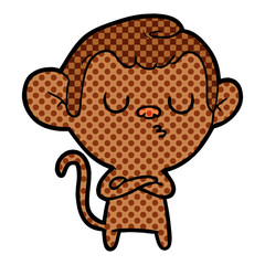 cartoon monkey