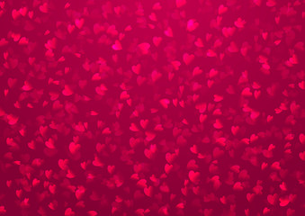 Obraz na płótnie Canvas Heart background. Style romantic shine love pattern