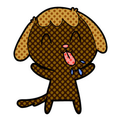 cute cartoon dog